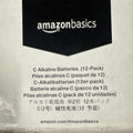 Amazon Basics Alkaline C Batteries, 12 Count