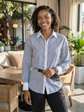 Charter Club Striped Contrast-Trim Shirt, Size 6