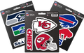 NFL Official Team Sticker Mats - Set of 3 Stickers