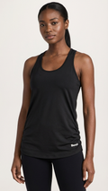 Bench Women's Rouched Active Tank, Black, Size XL