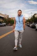 DETERMINED hooded sleeveless