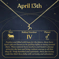 April 13th Aries Necklace