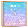 April Birthday Gemstone Necklace