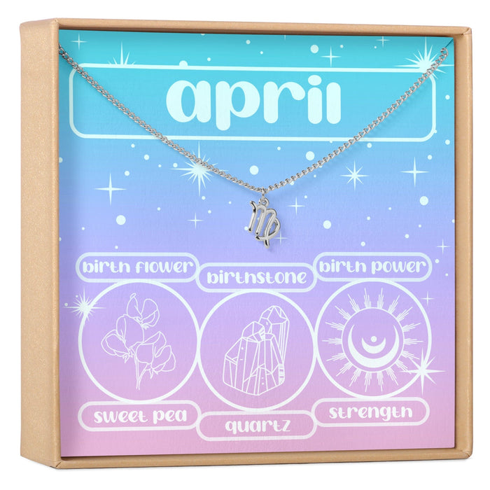 April Birthday Necklace, Multiple Styles Necklace