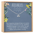 Aquarius  Zodiac Gift Necklace