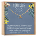 Aquarius  Zodiac Gift Necklace