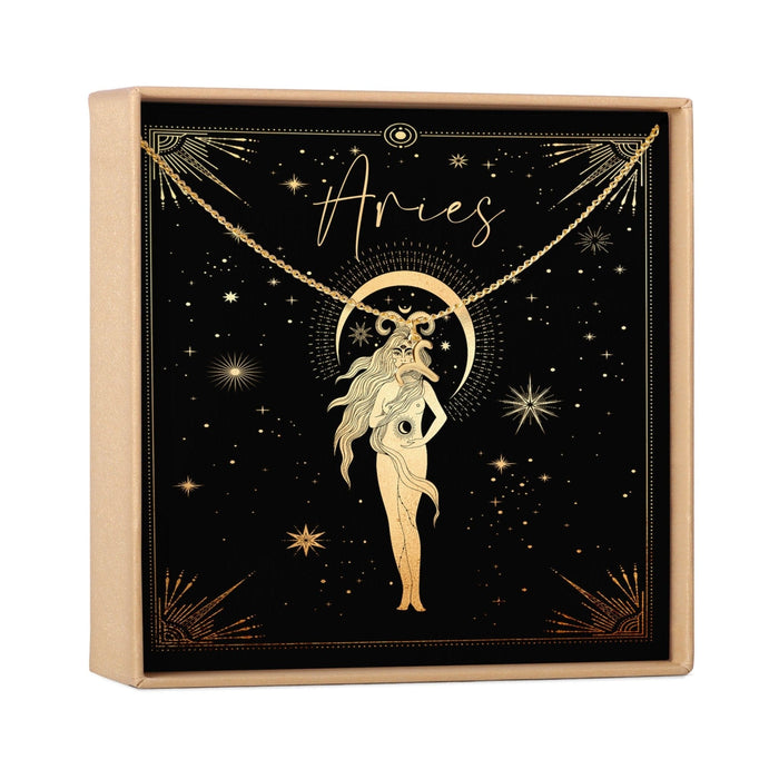 Aries Zodiac Deity Necklace