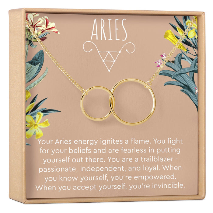 Aries Zodiac Gift Necklace
