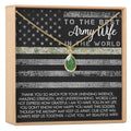 Army Wife Gemstone Necklace