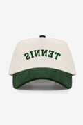 "TENNIS" Reversed Corduroy Hat