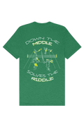 Down the Middle Solves the Riddle Tee