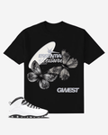 G West Butterfly Oversized T-Shirt Mens