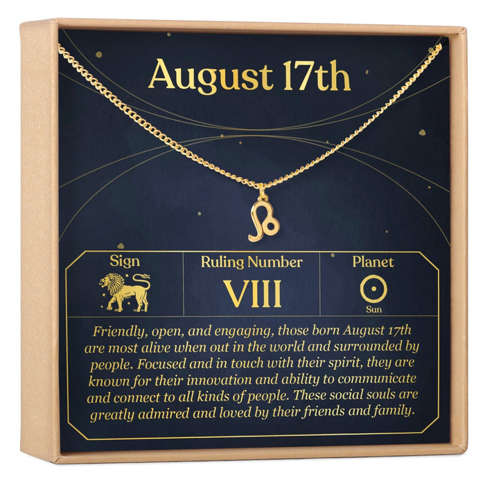August 17th Leo Necklace