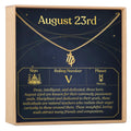 August 23rd Virgo Necklace