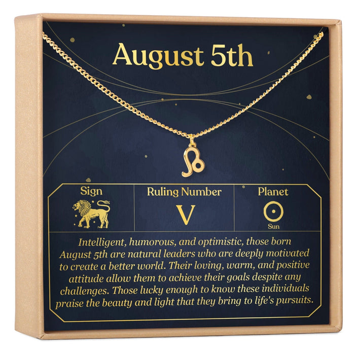 August 5th Leo Necklace