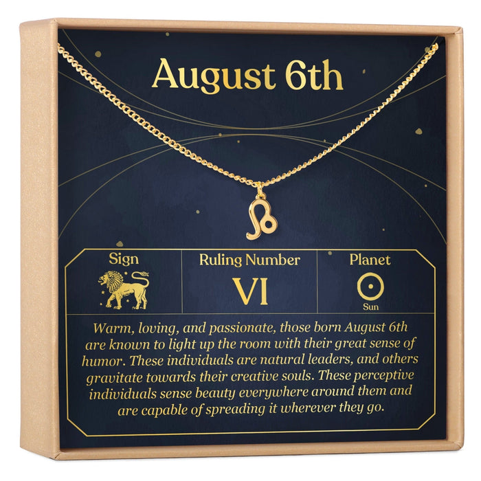 August 6th Leo Necklace