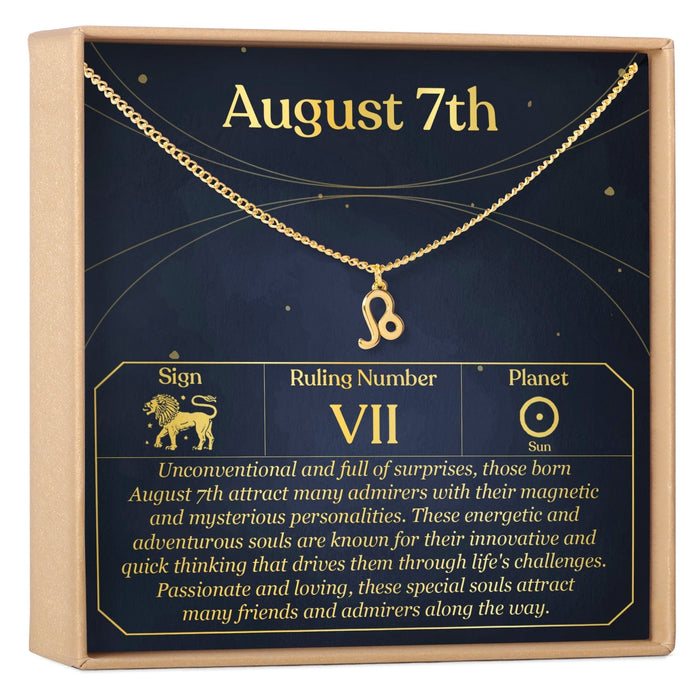 August 7th Leo Necklace