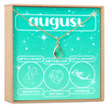 August Birthday Gemstone Necklace