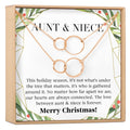 Aunt-Niece Christmas Necklace, Multiple Styles