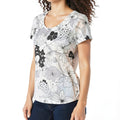 Style & Co Women's Floral-Print Top, Size Small