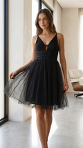 BCBGeneration Women's Lace up Tutu Dress - Black Size 6