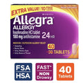 Allegra 24HR Allergy Relief, 180mg, 40 Tablets