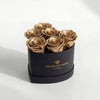 Baby Heart Black Box | Gold Roses