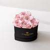 Baby Heart Black Box | Light Pink Roses