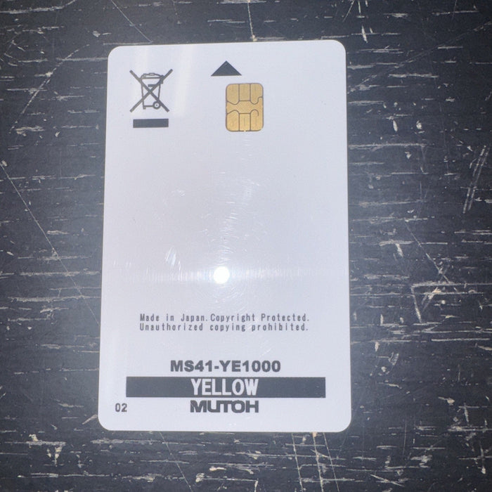 Mutoh MS41 Ink Smart Chip Card, Yellow