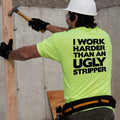 Work Harder - Safety Yellow T-Shirt