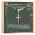 Baptism Cross Necklace