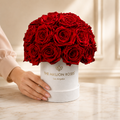 Essence Beige Suede Superdome Box | Red Roses