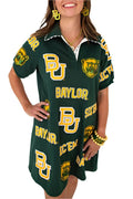 Brianna Cannon Baylor Logo Patch Dress