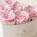 Baby Heart Beige Suede Box | Light Pink Roses