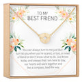 Best Friend Compass Necklace