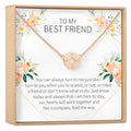 Best Friend Compass Necklace