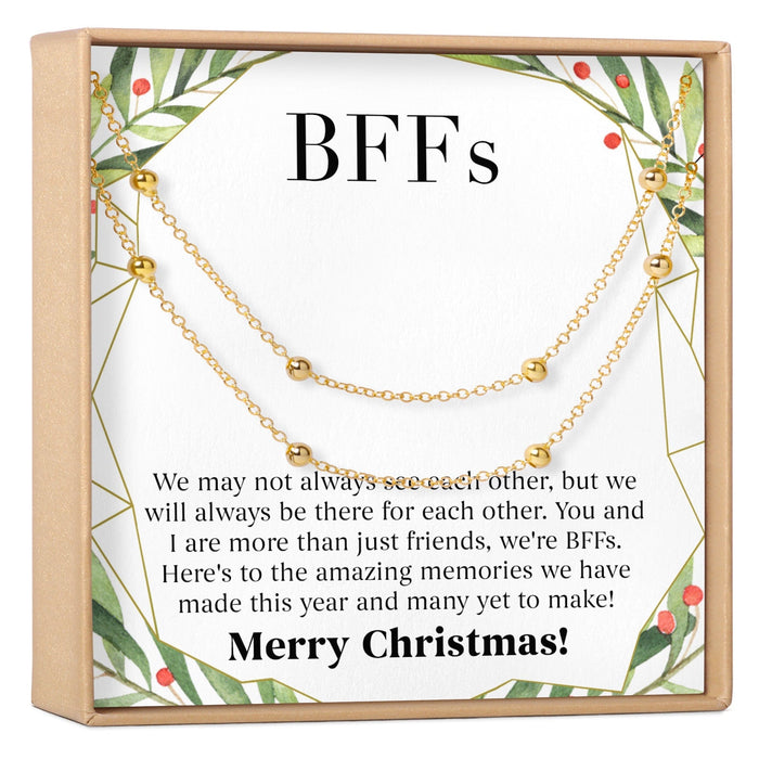 Besties Christmas Dot  Bracelet Set
