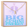 Big Gemini Energy Zodiac Necklace