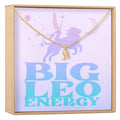 Big Leo Energy Zodiac Necklace