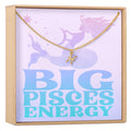 Big Pisces Energy Zodiac Necklace