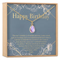 Birthday Birthstone Necklace, Multiple Styles Necklace