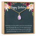 Birthday Birthstone Necklace, Multiple Styles Necklace
