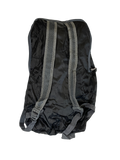 Black polyester day pack