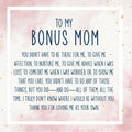 Bonus Mom Double Circle Necklace Spa Gift Box Set
