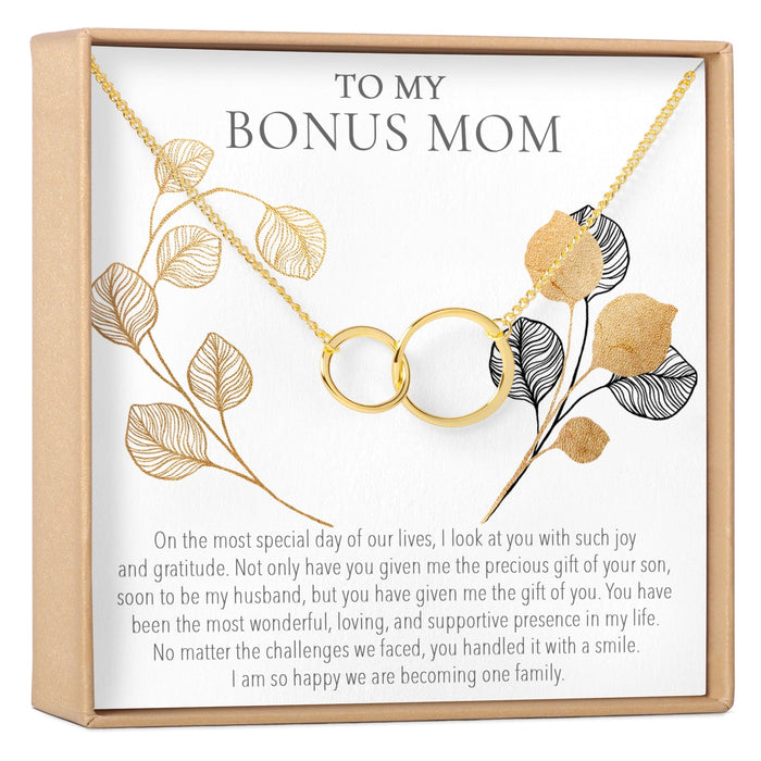 Bonus Mom Double Circles Necklace