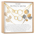 Bonus Mom Double Circles Necklace Set