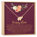 Bonus Mom Elephant Pendant Necklace