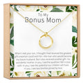 Bonus Mom Linked Circles Necklace
