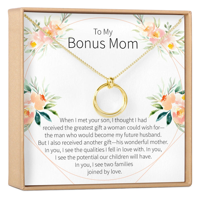 Bonus Mom Necklace, Multiple Styles