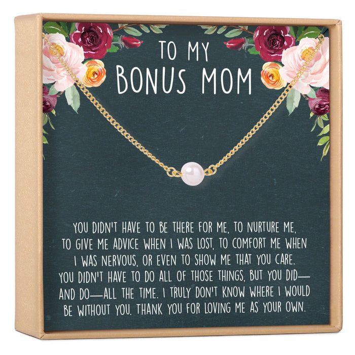 Bonus Mom Pearl Necklace